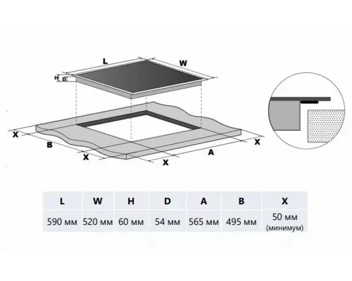 Варочная поверхность MAUNFELD CVI593SBBK