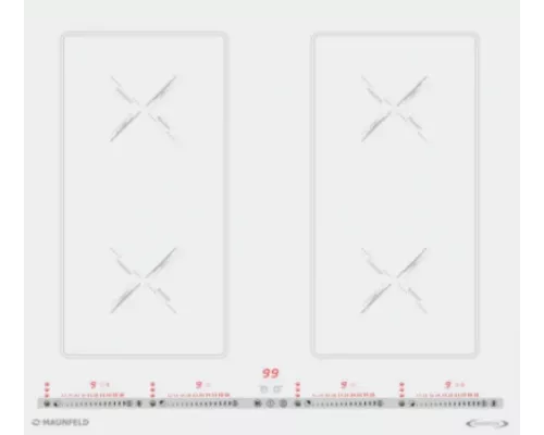 Варочная поверхность MAUNFELD CVI594SB2WHA Inverter