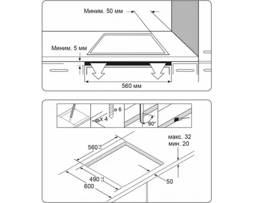 Варочная поверхность Samsung NZ63F3NM1AB/WT