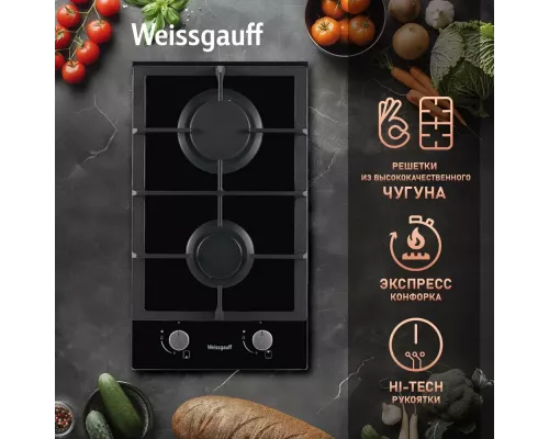 Варочная поверхность Weissgauff HGG 320 BGh черный