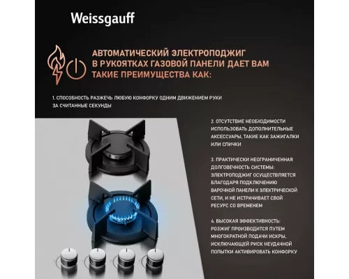 Варочная поверхность Weissgauff HGG 641 XR