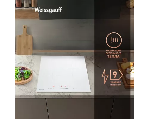 Варочная поверхность Weissgauff HI 430 WSC белый