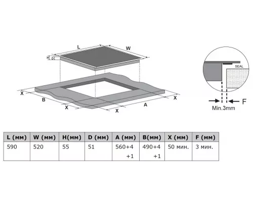 Варочная поверхность Weissgauff HV 640 BM