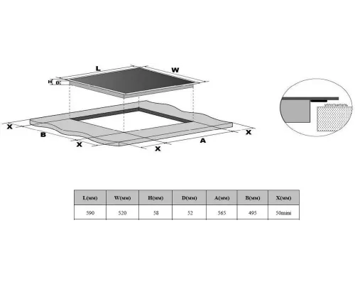 Варочная поверхность Weissgauff HV 643 BS