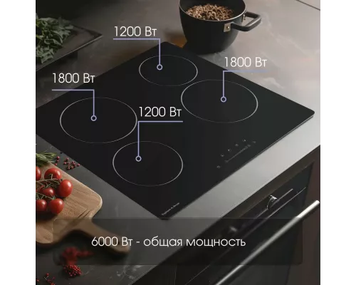 Варочная поверхность Zigmund & Shtain CN 42.6 B черный