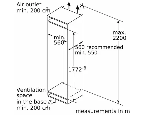 Встраиваемый морозильник Bosch GIN81AEF0U