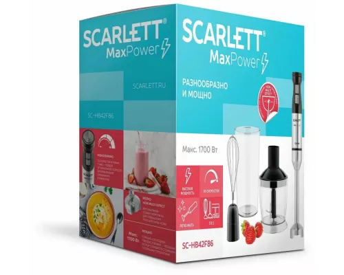 Блендер SCARLETT SC-HB42F86 Black