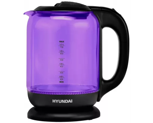 Чайник Hyundai HYK-G5809 фиолетовый/черный