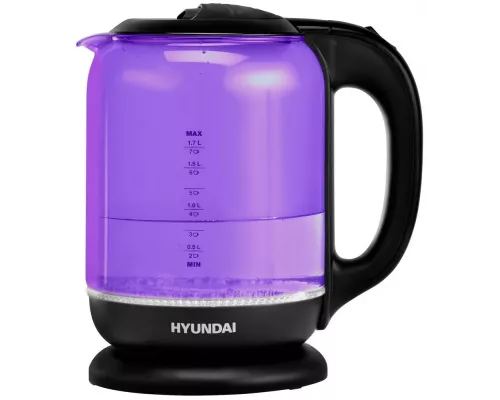 Чайник Hyundai HYK-G5809 фиолетовый/черный
