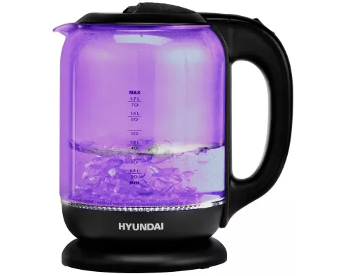Чайник Hyundai HYK-G5809 фиолетовый/черный