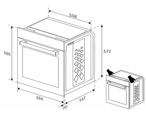 Духовой шкаф Indesit IFE 4841 J BL