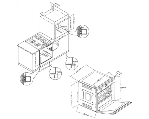 Духовой шкаф NORDFROST HM 6060 W