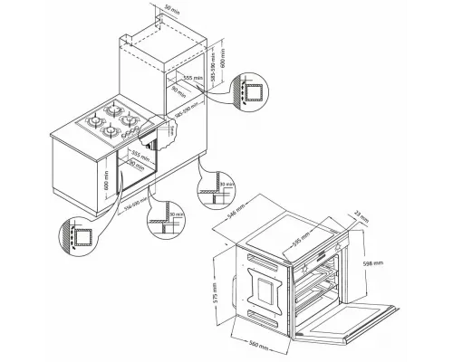 Духовой шкаф NORDFROST HM 6060 W