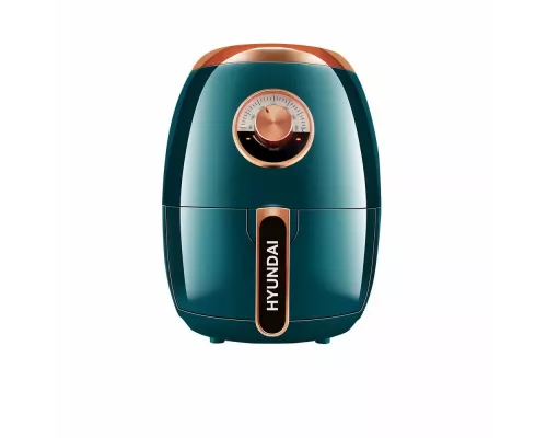 Гриль Hyundai HYF-3553 темно-зеленый/золотистый