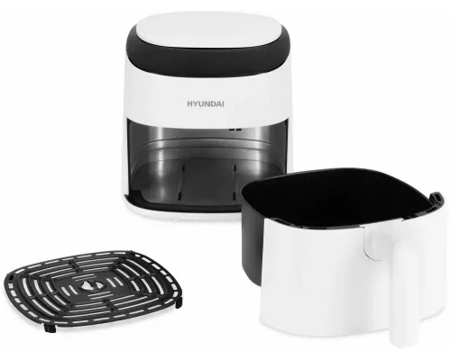 Гриль Hyundai HYF-4055 белый/черный