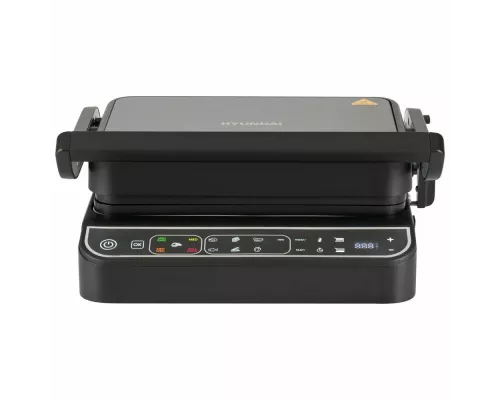 Гриль Hyundai HYG-7000 серебристый и черный