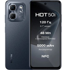 Смартфон Infinix Hot 50i 4/256Gb Sleek Black