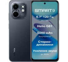 Смартфон Infinix Smart 9 3/128Gb Metallic Black