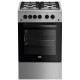 Кухонная плита Beko FSGT52110DXO серебристый