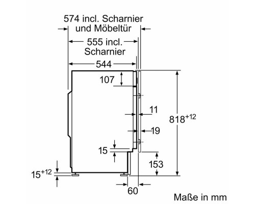 Встраиваемая стиральная машина Bosch WIW28443