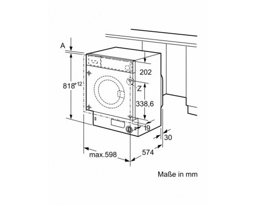 Встраиваемая стиральная машина Bosch WIW28443