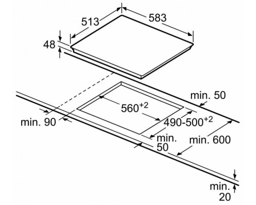 Варочная поверхность Bosch PKN645FP2E черный