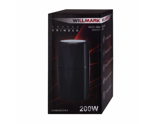 Кофемолка WILLMARK WCG-388 черный