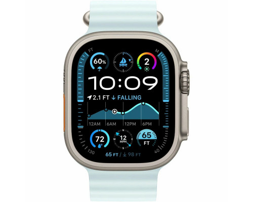 Смарт-часы Apple Watch Ultra 2 (2024) Natural Ice Blue Ocean Band (USA)