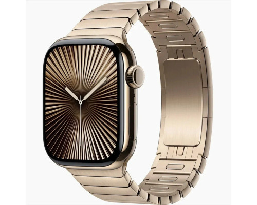 Смарт-часы Apple Watch S10 46mm Gold Titanium Gold Link Bracelet (MX183) (USA)