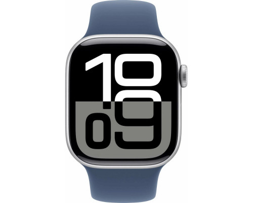 Смарт-часы Apple Watch S10 46mm Silver Denim S/M (USA)