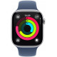 Смарт-часы Apple Watch S10 46mm Silver Denim S/M (USA)