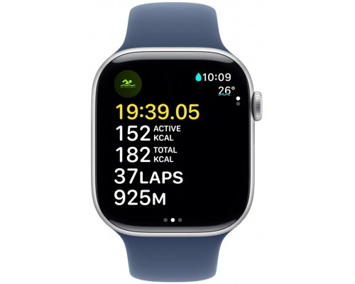 Смарт-часы Apple Watch S10 46mm Silver Denim S/M (USA)