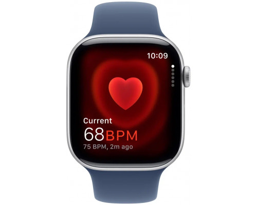Смарт-часы Apple Watch S10 46mm Silver Denim S/M (USA)