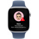 Смарт-часы Apple Watch S10 46mm Silver Denim S/M (USA)