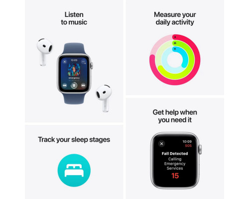Смарт-часы Apple Watch SE2 44mm Starlight Lake Green Loop (USA) Смарт-часы Apple Watch SE2 44mm Starlight Lake Green Loop (USA)