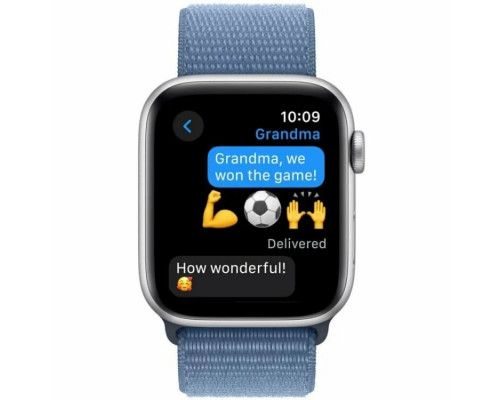 Смарт-часы Apple Watch SE2 44mm Silver Winter Blue Loop (USA)