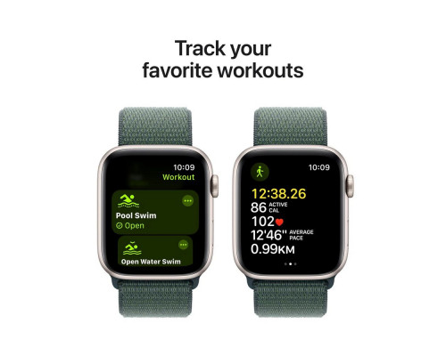 Смарт-часы Apple Watch SE2 40mm Starlight Lake Green Loop (USA)