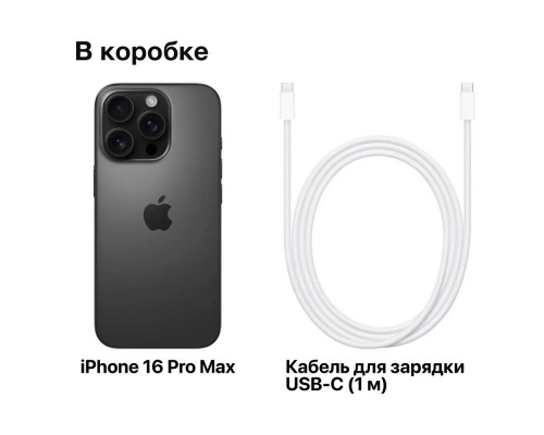 Смартфон Apple iPhone 16 Pro Max 1TB Black (Japan)