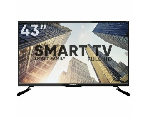 Телевизор Soundmax SM-LED43M02S черный