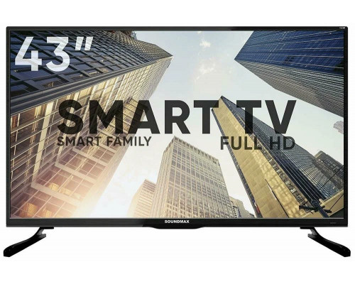 Телевизор Soundmax SM-LED43M02S черный