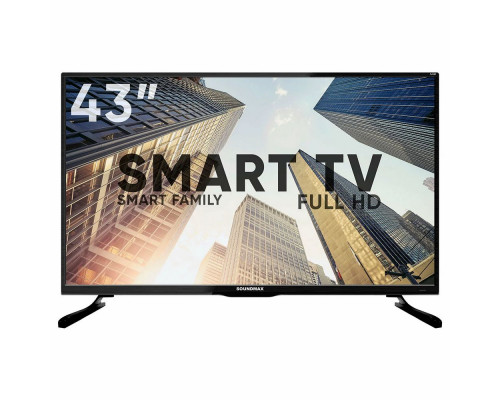 Телевизор Soundmax SM-LED43M02S черный