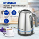 Чайник Hyundai HYK-S5806 серебристый матовый/черный