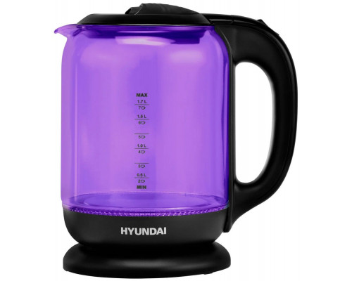 Чайник Hyundai HYK-G5809 фиолетовый/черный