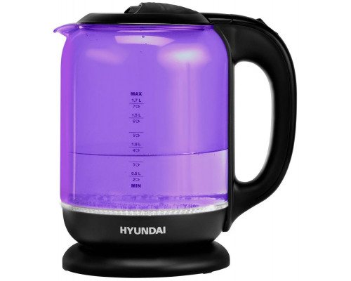 Чайник Hyundai HYK-G5809 фиолетовый/черный