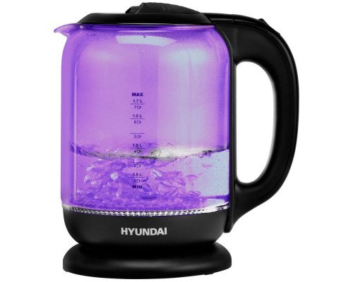 Чайник Hyundai HYK-G5809 фиолетовый/черный