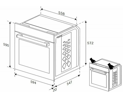 Духовой шкаф Indesit IFE 4841 J BL Духовой шкаф Indesit IFE 4841 J BL
