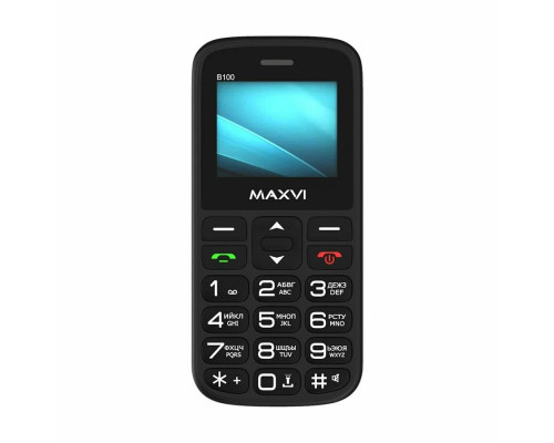 Мобильный телефон Maxvi B100 Black