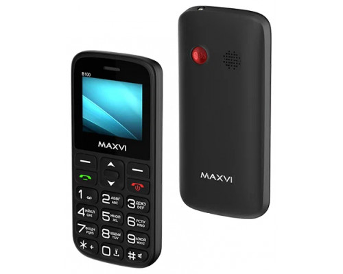 Мобильный телефон Maxvi B100 Black