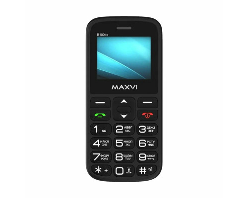 Мобильный телефон Maxvi B100DS Black