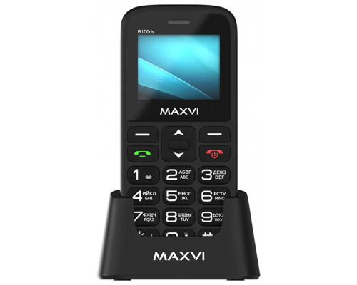 Мобильный телефон Maxvi B100DS Black